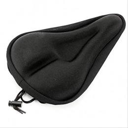 LDPAB Pièces de rechanges LDPAB Black Silica Gel Mountain Bike Seat Cover Comfort Cushion Absorbing Shock Bicycle Seat Cover Thickening Saddle  Straight Slot