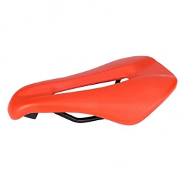 Lzcaure Coussin de selle de vélo creux ultra léger pour VTT ou vélo de route - Accessoires pour homme et femme - Taille : 146 mm - Couleur : rouge