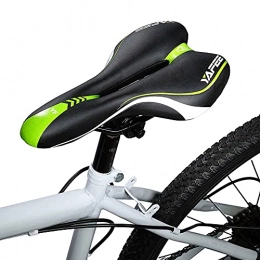 Selle de vélo en gel - Selle creuse ergonomique - Selle de vélo VTT en acier éponge souple - Coussin élastique à rebond lent