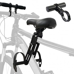 Souarts Extension de Guidon de Vélo avec des Outils Siège de vélo pour Enfant Accessoire VTT de Montagne Montés à l'avant avec Fixation de Guidon Avant Détachable Portable (Noir（3pcs）)