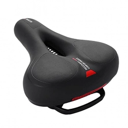 sprwater Pièces de rechanges sprwater Bike Saddle Replacement Unisex Bike Bicycle Extra Comfort Gel, Bike Seat-Selle Vélo VTT Respirant Selle Vélo en PU Cuir, Saddle Seat with Reflective Strip for MTB Favorable