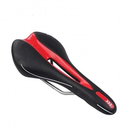 wwwl Sièges VTT WWWL Selle Vélo Bicyclette Selle VTT Road Bike Cycling Silicone Skid-Proof Saddle Seat Silice Gel Cushion Seat Leather Front Seat Mat Red