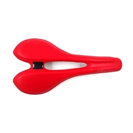 ZHANGQI Sièges VTT ZHANGQI Jiejie Store Confort léger Confort Charbon Road Selle VTT VTT MTB Mountain Vélo Selle Large Hommes Selle Cycle Vélo Selle Bicycle Accessoires (Color : Red)