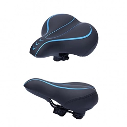 Abaodam Repuesta Abaodam Sillín de bicicleta de repuesto cómodo y ergonómico para bicicleta al aire libre (negro y azul)
