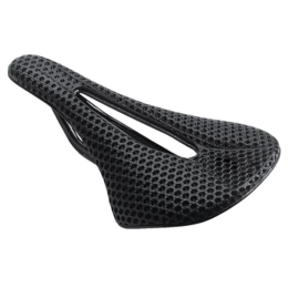 Generic Repuesta Asiento de bicicleta impreso ultraligero Road Mountain Gravel Seat para hombres mujeres piezas de bicicleta 3D X6 carbono