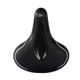 Clicitina Repuesta Cojín para bicicleta Comfort Pad asiento suave comodidad para bicicleta sillín de bicicleta de montaña accesorios para bicicleta (negro, talla única)