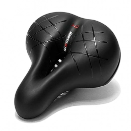 Flytise Repuesta Flytise Sillín de bicicleta cómodo de repuesto ancho impermeable con doble bola de absorción de golpes para mounta MTB