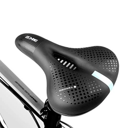 guiruo 2021 - Sillín de bicicleta profesional de piel de esponja gruesa con memoria de alta elasticidad, amortiguador, accesorio para bicicleta de montaña, bicicleta de carretera, coche