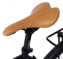 Gusti Repuesta Gusti Sillín de piel – Geraint T. Sillín de piel suave Vintage bicicleta de trekking bicicleta de carreras MTB avellana