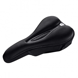 Jtoony Repuesta Jtoony Funda acolchada de silicona suave para asiento de bicicleta (tamaño L; color: negro)