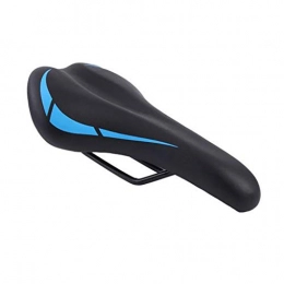 LDDLDG Repuesta LDDLDG Asiento de sillín de bicicleta transpirable cómodo ajuste para bicicleta de carretera bicicleta de engranaje fijo (color: negro + azul)