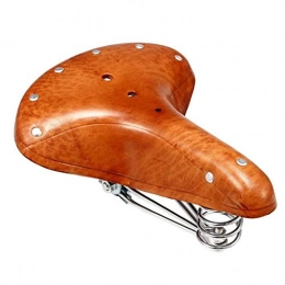 LDDLDG Repuesta LDDLDG Sillín de bicicleta, cómodo y suave, con remaches (color: marrón)