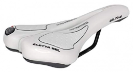 Selle Montegrappa Asientos de bicicleta de montaña Montegrappa - Sillín para bicicleta de carretera MTB Trekking Unisex Mod. SM Eletta Gel 1150 Made in Italy Color Blanco