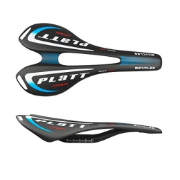 Platt Repuesta PLATT Silln de Bicicleta fibra de carbono 3K Mate Sport Silln Asiento para Bicicleta de Carretera y MTB, azul