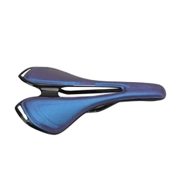 SAXTZDS Repuesta SAXTZDS KAIX Shop 3K Fibra de Carbono Hollow Bicycle Saddle Ultra Light Mountain Bike Cushion Compatible con Ciclismo (Color : Blue)