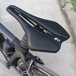 SHP Repuesta SHP SHIHONGPING sillín de Bicicleta Montar de la Bici del Asiento cómodo Ligera sillín for Bicicletas de montaña Camino Accesorios de Bicicletas (Color : Black)