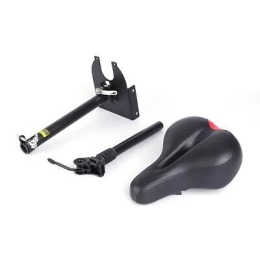 Silla de patinete eléctrico plegable, asiento amortiguador de impactos, juego de sillín para bicicleta plegable compatible con Xiaomi M365