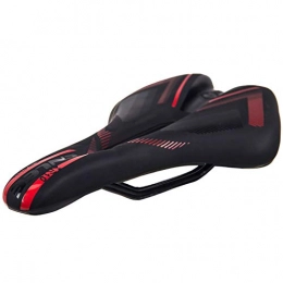 Vests Asientos de bicicleta de montaña Sillín Bicicleta, Diseño Hueco Transpirable Cuero PU Adecuado para Bicicletas de Montaña y de Carretera Accesorios para Bicicletas Comfortable Bike Seat Red
