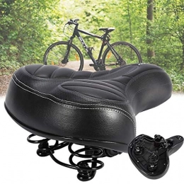 AYNEFY Repuesta Sillín de bicicleta, cómodo, con bola amortiguadora de doble muelle, relleno de espuma de gel ergonómico, adecuado para bicicleta / bicicleta de montaña / bicicleta de carretera