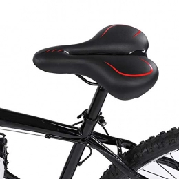 Sillín de bicicleta universal Sillín de asiento de bicicleta de gel de sílice ultra suave, asiento de bicicleta ergonómico con absorción de impactos para bicicleta de ciudad, bicicleta de montaña
