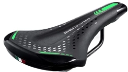 Selle Montegrappa Repuesta Sillín Montegrappa de bicicleta para uso E-MTB-GRAVEL Menador 3400 de espuma viscoelástica negro / verde
