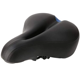 Uxsiya Repuesta Uxsiya Cojín, Reduce la fatiga cojín ergonómico primavera transpirable para bicicleta de carretera (negro y azul)