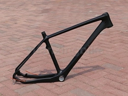 yuanxingbike Repuesta 203 # Toray Carbon MTB frame Full Carbon 3 K brillante bicicleta de montaña 26er BB30 Marco 18 "Auriculares