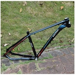 GAOYANZI Repuesta Cuadro Cuadro de bicicleta de montaña rígida 26er Cuadro rígido con freno de disco de 16 '' 18 '' Cuadro de bicicleta de aleación de aluminio QR de 135 mm, para ruedas de 26 '' (color: negro bri