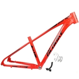DHNCBGFZ Cuadros de bicicleta de montaña Cuadro De Bicicleta De Montaña 27, 5er Aleación De Aluminio Hardtail AM MTB Marco 14, 5 '' / 16'' / 18'' Enrutamiento Interno De Liberación Rápida 135mm BB68mm 4 Colores ( Color : Rosso , Size : 27.5x18'' )