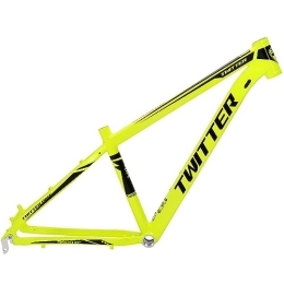 DHNCBGFZ Cuadros de bicicleta de montaña Cuadro MTB 29er Aleación De Aluminio 15 '' / 17'' / 19 '' Freno De Disco Cuadro De Bicicleta Eje De Liberación Rápida Cuadro De Bicicleta De Montaña 135 Mm ( Color : Fluorescent yellow , Size : 29x15'' )