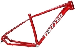 InLiMa Cuadros de bicicleta de montaña InLiMa Marco de bicicleta de montaña hardtail 29 15'' / 17'' / 19'' 12 x 148 mm eje pasante marco de refuerzo XC aleación de aluminio disco guía interna (Color: Rosso, Tamaño: 29 x 17'')
