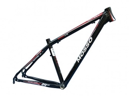 Mosso Cuadros de bicicleta de montaña Mosso MTB 2902 Odyssey - Cuadro, Color Negro / Rojo, Talla 19