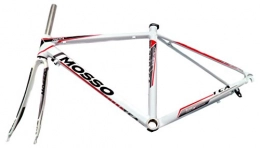 Mosso Cuadros de bicicleta de montaña Mosso Road 720TCA - Cuadro, Color Blanco / Rojo, Talla 48"
