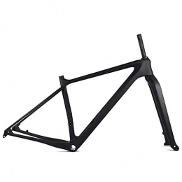 PPLAS Repuesta PPLAS 29er Boost 148x12mm Carbon Mountain Bike Frame T1000 Carbon MTB Bicycleet Freameset con 110x15mm Fork (Color : UD Black Glossy, Size : 19inch)