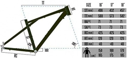 XZ Cuadros de bicicleta de alta calidad Xc Off-Road Mountain Bike Rack Elasticidad de acero de alta gama 26 Resistencia al xido,A,26inch-16