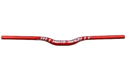 FukkeR Manillares de bicicleta de montaña 580 / 600 / 620 / 640 / 660 / 680 / 700 / 720 / 740 / 760mm Carbón MTB Riser Manillar de Bicicletas de montaña de manillares Diámetro 25.4mm Guiador Bici para BMX DH XC (Color : Red Silver, Size : 700mm)