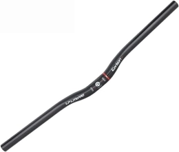 RUTAVM Repuesta Bicicleta de montaña Manillar Plegable for Bicicleta Swallow 25, 4 mm Carbono BMX Manillar Ligero Riser Rise 15 mm (Color: Negro) Bicicleta de Carretera (Color : Glossy Black)
