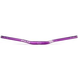 LUNJE Repuesta Manillar Elevador De Bicicleta De Montaña De 31, 8mm Manillar MTB De Aleación De Aluminio 720mm / 780mm Barra Extra Larga Subida 25mm Manillar De Bicicleta De Descenso DH / XC / Am (Color : Purple, Size :