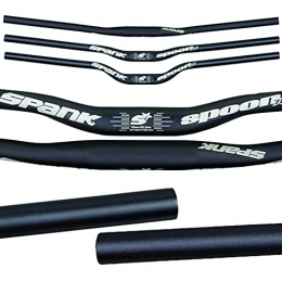 Spank Manillares de bicicleta de montaña Spank Spoon 2.0 Rise 25 mm Percha para Bicicleta de montaña, Unisex Adulto, Negro, 785mm