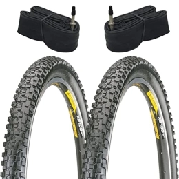 JL-WENTI Neumáticos de bicicleta de montaña 2 Cubiertas Kenda Bicicleta MTB 29x2.10 + 2 cámaras de Aire de 29” FV (válvula Presta-Fina)
