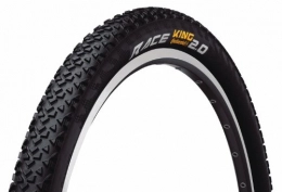 Continental Neumáticos de bicicleta de montaña Continental Race King - Neumático de bicicleta MTB con DuraSkin (26 x 2.0, plegable)