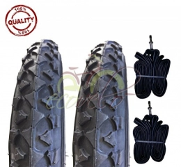 ECOVELO Neumáticos de bicicleta de montaña ECOVELO 2Cuartos + 2neumticos Negros para Mountain Bike 121 / 2x 21 / 41, 75(47-203)