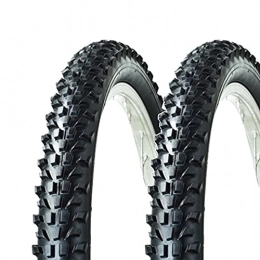 ECOVELO Neumáticos de bicicleta de montaña Ecovelò 2 Copertoni 26 X 2.10 2 neumáticos MTB 26 x 2, 10 (54-559), Unisex Adulto, Negro, Talla única