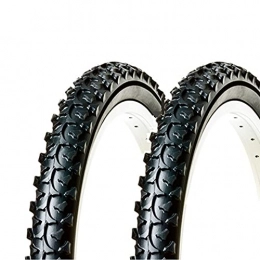 ECOVELO Neumáticos de bicicleta de montaña Ecovelò Pneumatici 20 X 1.95 2 neumáticos MTB 20 x 1, 95 (50-406), Unisex Adulto, Negro, Talla única