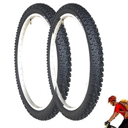 HMTE Repuesta HMTE Neumáticos de Bicicleta de montaña de 26 Pulgadas 26x2.4 / 27.5x2.25 Neumático 40-65psi para neumático de Bicicleta de montaña, Paquete de 2 (Tamaño : 26 * 2.4) (27.5 * 2.25)