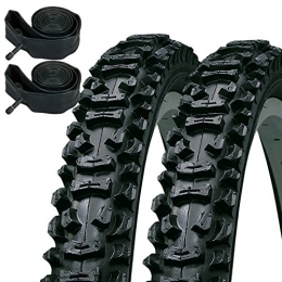 Kenda Neumáticos de bicicleta de montaña KENDA Smoke-Neumticos de 26"x 1, 95para Bicicleta de montaña y Schrader Tubos Interiores (par)