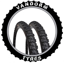 Vandorm Neumáticos de bicicleta de montaña Neumático Vandorm PAIR 26 "Off Road Bike Tire 26" x 1.95 "Neumáticos de MTB Fury XC