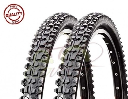 Union Neumáticos de bicicleta de montaña Union EBC26MDU - 2 neumáticos de 26 x 2, 125 MTB (57-559) para bicicleta de montaña, neumáticos rígidos