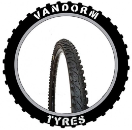 Vandorm Neumáticos de bicicleta de montaña Vandorm 26 "Hard Track 26" x 1.95 "Neumático de ciclo de bicicleta con ruedas MRRP £ 12.99