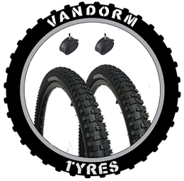 Vandorm Neumáticos de bicicleta de montaña Vandorm 26 "x 2.30" DH Mountain Bike MTB neumticos y tubos Presta (par)